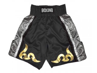 Shorts Boxe Anglaise Personnalisé : KNBSH-030-Noir